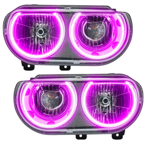 Oracle 08-14 Dodge Challenger SMD HL (Non-HID) - ColorSHIFT w/ 2.0 Controller