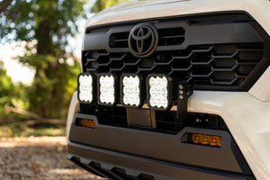 Diode Dynamics 2024 Toyota Tacoma SS5 Grille CrossLink Lightbar Kit - Sport Yellow Combo