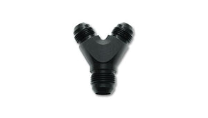 Vibrant Billet Aluminum Y-Block Fitting with 1/8in NPT Port - 3/8in NPT x 3/8in NPT x 3/8in NPT