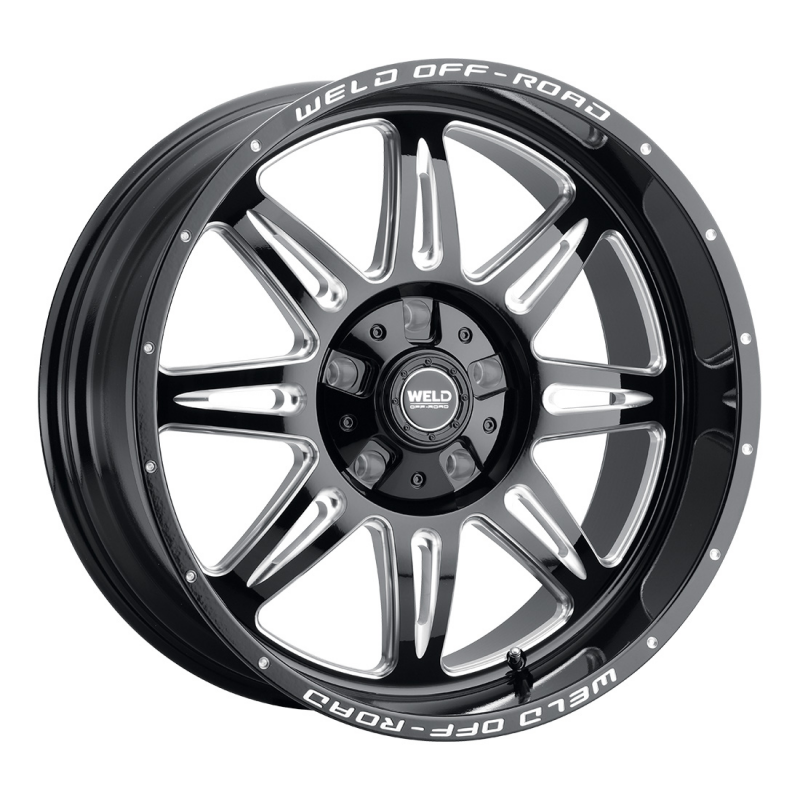 Weld Cheyenne 20x10 / 5x127 / 4.75 BS / 87.1 HB - Gloss Black Milled - Non-BL Wheel