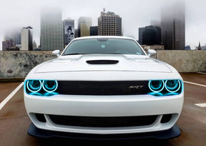 Oracle Dodge Challenger 15-21 LED Waterproof Halo Kit - ColorSHIFT w/ 2.0 Controller