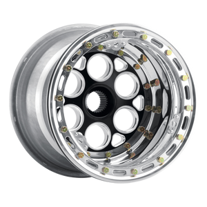 Weld Magnum Sprint 15x15 / 42-Spline / 4 BS - Gold Center - Polished Shell - Non-BL Wheel
