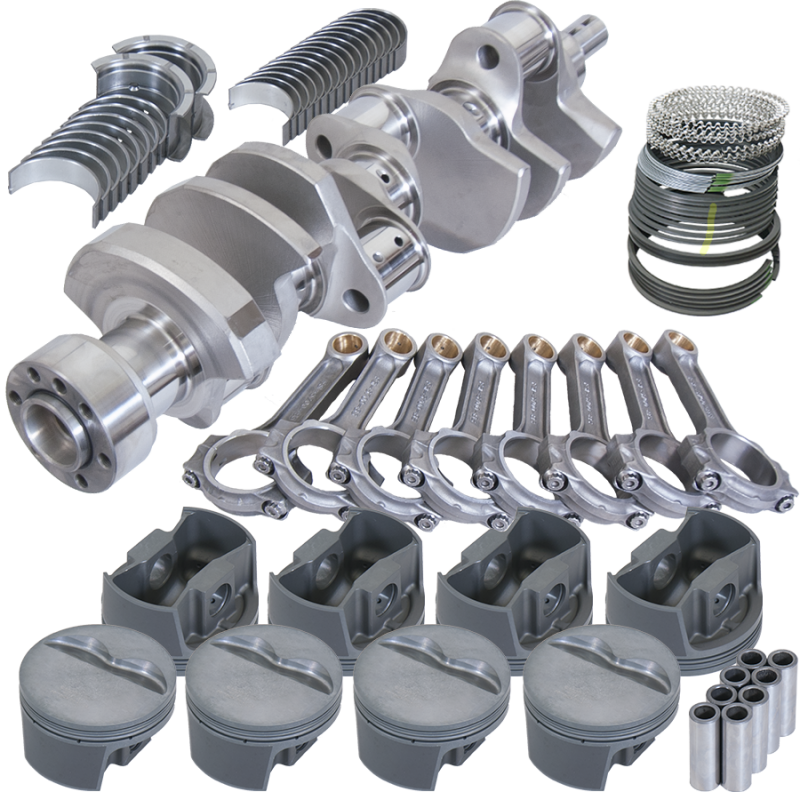Eagle Chevy LT1 350 1Pc 3.750in Crank 5.700in I-Beam Rods -5cc 4.040in Pistons Rotating Assembly