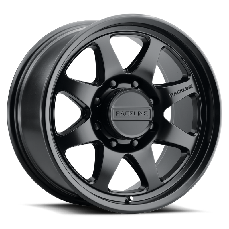 Raceline 962B Maverick 18x9in / 8x165.1 BP / 18mm Offset / 130.81mm Bore - Satin Black