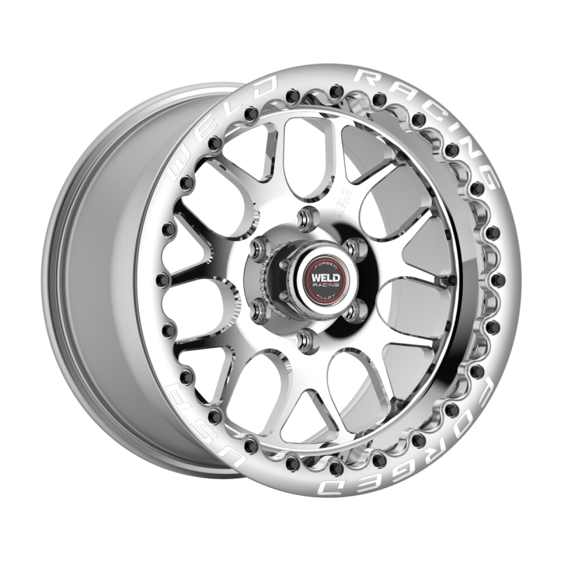 Weld S77 HD Beadlock 17x10/6x135/7.2 BS/3.54 HB-Polished Center-Polished Shell-Polished SBL Wheel
