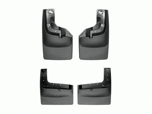 WeatherTech 17-22 Ford F250/F-350/F-450/F-550 Dually w/Fender Flares No Drill Mudflaps - Black