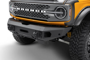 Go Rhino 21-26 Ford Bronco (Excl. LED Fog Lights) Trailline Front Full Width Bumper - Tex. Blk