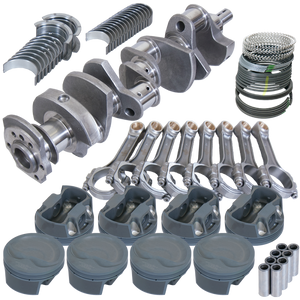 Eagle Chevy LT1350 1Pc 3.750in Crank 6.000in I-Beam Rods -16cc 4.030in Pistons Rotating Assembly
