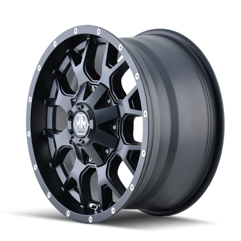 Mayhem 8015 Warrior 18x9 / 8x170 BP / 18mm Offset / 125.2mm Hub Matte Black Wheel
