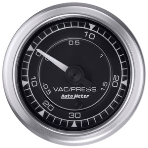 Autometer Chrono 2-1/16in 30INHG-30PSI Vacuum/Boost Gauge