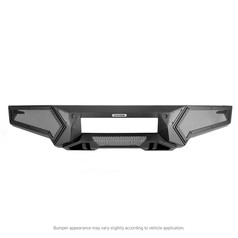 Go Rhino 22-26 GM Silverado/Sierra 1500 Element Frt Bumper w/ Fixed Lightbar Mount - Tex. Blk