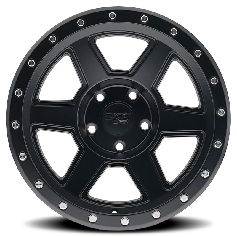 Dirty Life Compound 9315 18x9 / 6x139.7 BP / -12mm Offset / 106mm Hub Matte Black Wheel