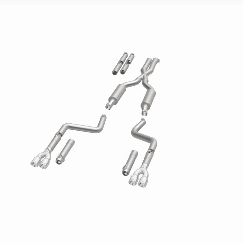 MagnaFlow 2017+ Dodge Challenger 409 SS Polished 3in Quad Tips Cat-Back Exhaust