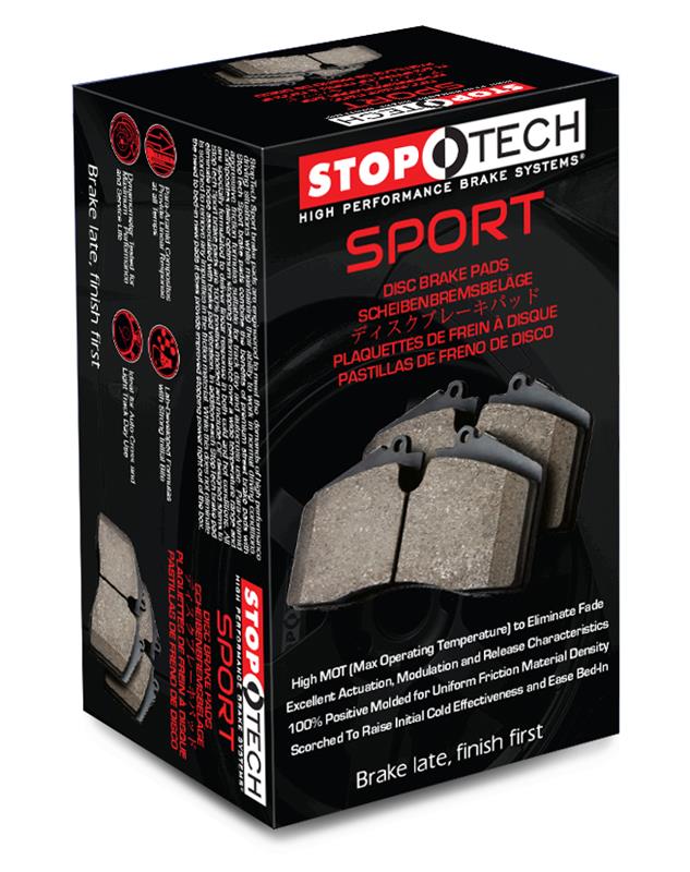 StopTech 02-08 Audi A4 Quattro / 2/99-02 Audi S4 / 93-10 VW Golf GL/GLS Performance Rear Brake Pads