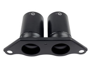 aFe Power Mach Force Xp 4in 304 SS Bolt-On Exhaust Tips Satin Black 14-19 Porsche 911 GT3 3.8L/4.0L