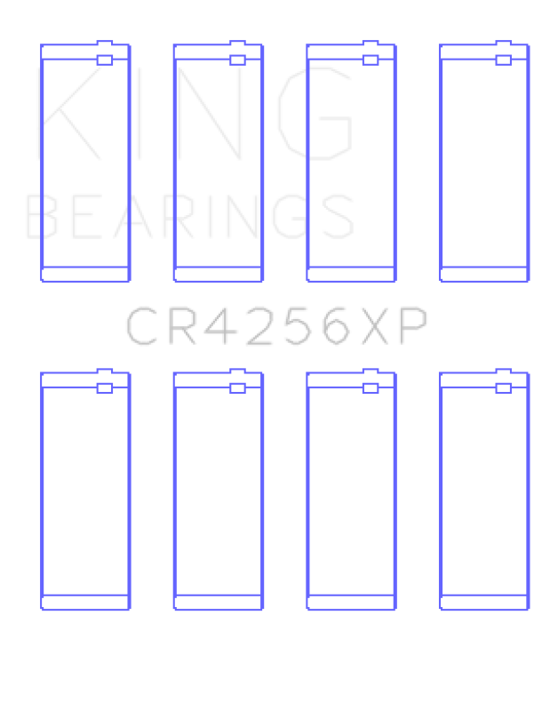 King Engine Bearings 03-05 Dodge Neon SRT4 2.4L Performance Rod Bearing Set - Size STDX