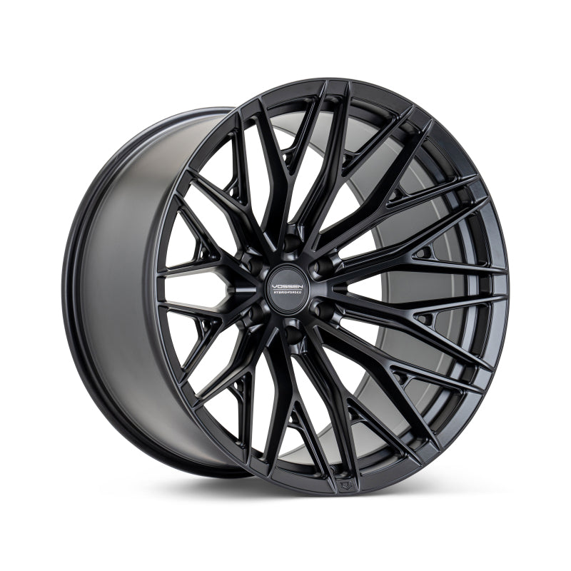 Vossen HFX-6 22x10 - 8x180 - ET-18 - Super Deep Face - 124.3 - Satin Black Wheel