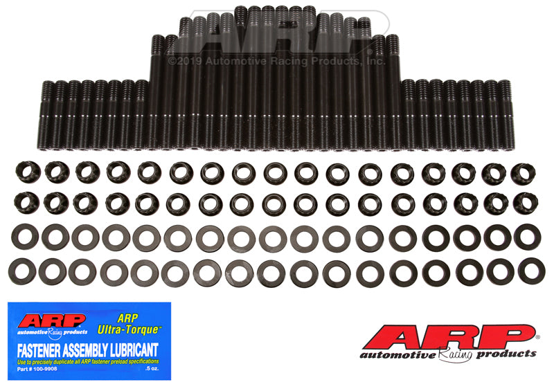 ARP SB Chevy, w/-12 rollover Brodix angle mill MX, head stud kit