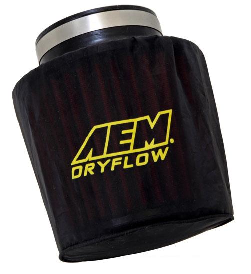 AEM Air Filter Wrap Black 7.5in Length x 5in Width x 5in Height