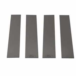 Putco 08-16 Ford SuperDuty Crew Cab - w/ FORD Logo (4pcs) Black Platinum Pillar Posts Classic