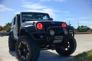 Oracle Jeep Wrangler 07-17 Halo Kit - ColorSHIFT w/o Controller