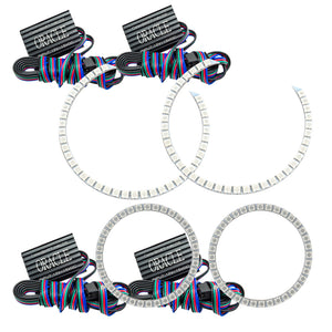 Oracle BMW 3 Series 06-11 LED Halo Kit - Non-Projector - ColorSHIFT w/o Controller