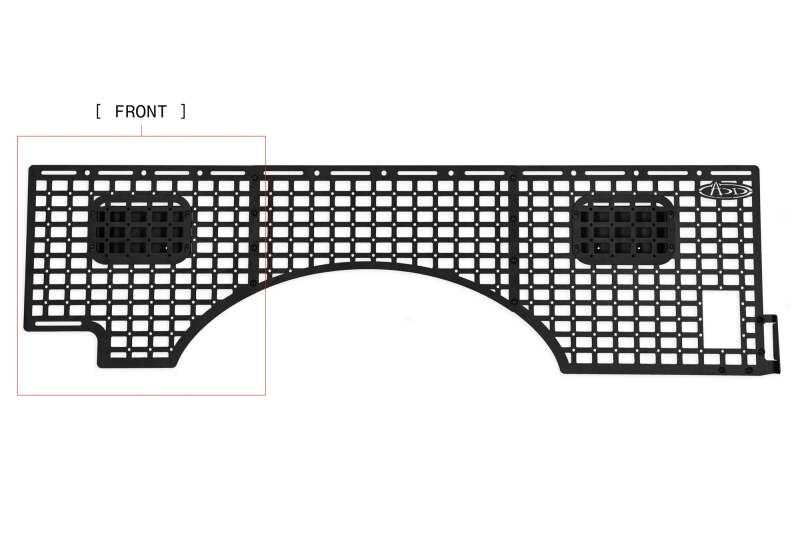 Addictive Desert Designs2023+ Ford Super Duty F250/350 Bed Side Molle - Passenger Side