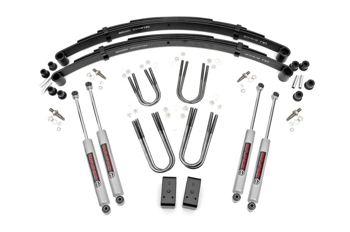 Rough Country 3 Inch Lift Kit Rear Blocks | Jeep Grand Wagoneer/J10 Truck/J20 Truck/Wagoneer 4WD
