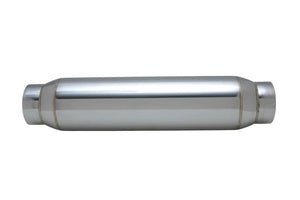 Vibrant SS Resonator (Standard Design) 3in inlet/outlet x 18in long w/ 5in OD resonator body