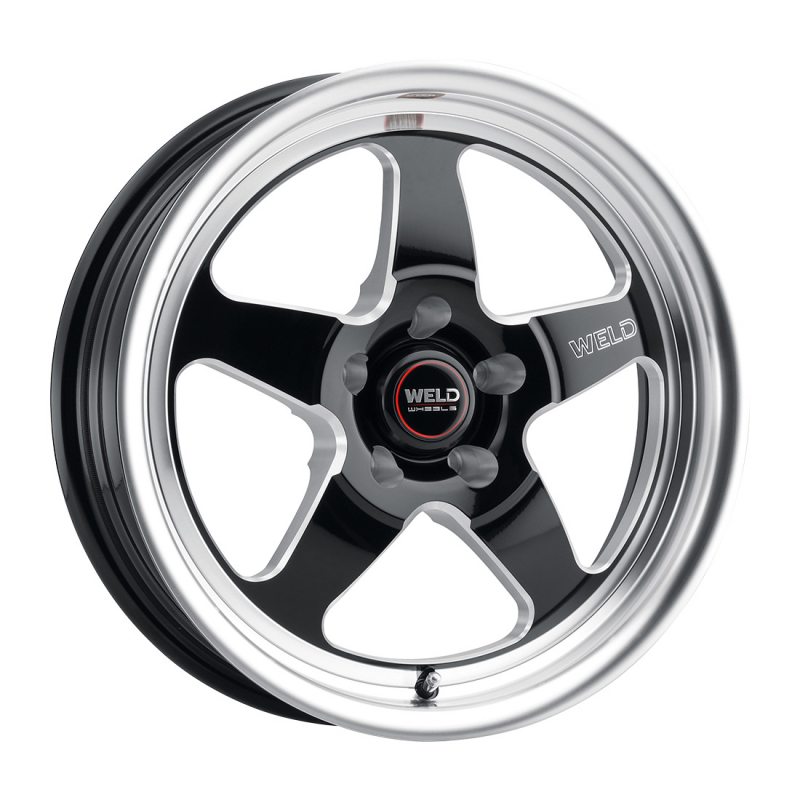 Weld Ventura Drag 18x10 / 5x114.3 / 7.27 BS / 78.1 HB - Gloss Black Milled - Non-BL Wheel