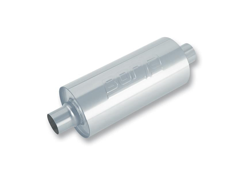 Borla 2.75in In/Out 7.75in Diameter x 24in L Universal Muffler - Heavy Duty Truck Applications