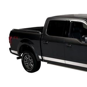 Putco 09-14 Ford F-150 Super Crew 6.5 Short Box - 7in Wide - 12pcs Pro SS Rocker Panels