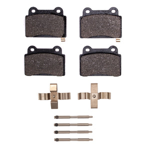 R1 08-15 Mitsubishi Lancer Rear Semi Met Pads & Hardware Kit