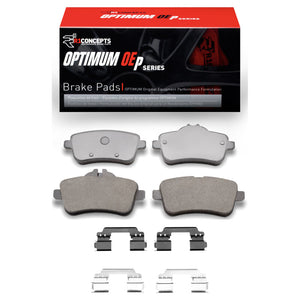 R1 12-19 Mercedes-Benz GLE550E Rear Optimum OE Pads & Hardware Kit