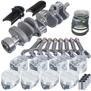 Eagle Chevy LT1 350 1Pc 3.750in Crank 5.700in I-Beam Rods -10cc 4.040in Pistons Rotating Assembly