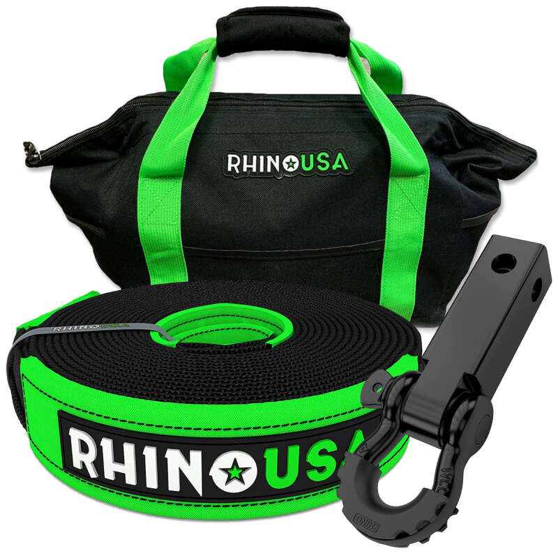 Rhino USA 20Ft Tow Strap/Hitch Combo