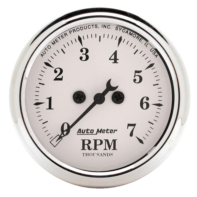 AutoMeter Gauge Voltmeter 2-1/16in. 18V Elec Old Tyme White