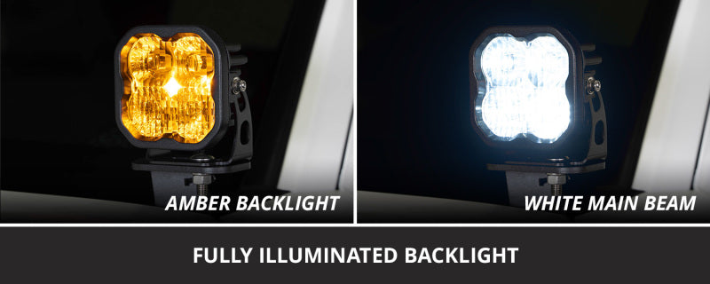 Diode Dynamics 19-21 Ford Ranger Pro SS3 LED Ditch Light Kit - Yellow Combo