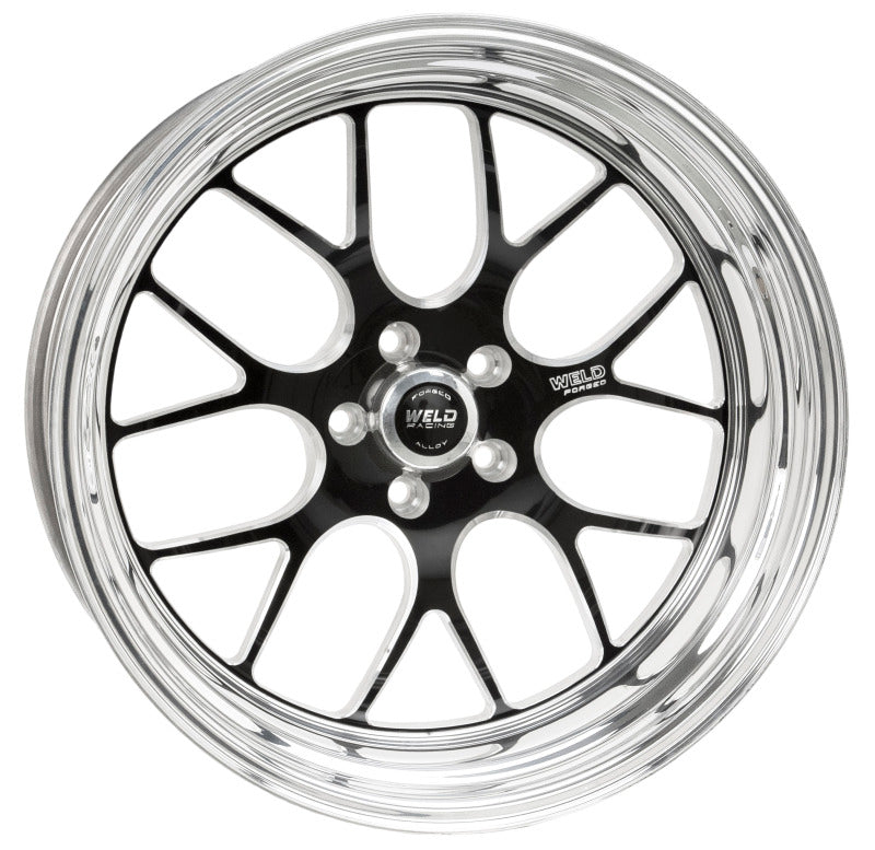 Weld S77 20x10.5 / 5x4.5 BP / 6.8in. BS Black Wheel (High Pad) - Non-Beadlock