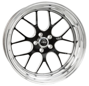 Weld S77 20x10.5 / 5x115mm BP / 5.3in. BS Black Wheel (High Pad) - Non-Beadlock