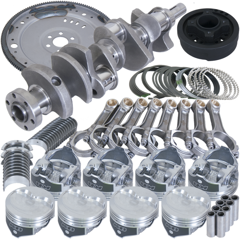 Eagle Ford 302 3.400in Crank 5.400in I-Beam Rods 4.060in Pistons 157 Tooth FW Balanced Assembly