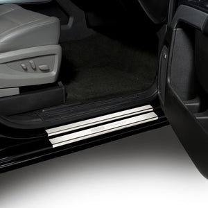 Putco 14-18 Chevy Silv LD - Regular Cab w/ CHEVROLET Etching (4pcs) SS Door Sills