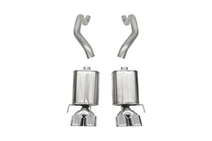 Corsa 2005-2007 Chevrolet Corvette (C6) 6.0L/6.2L Polished Sport Axle-Back Exhaust w/4.5in Tips