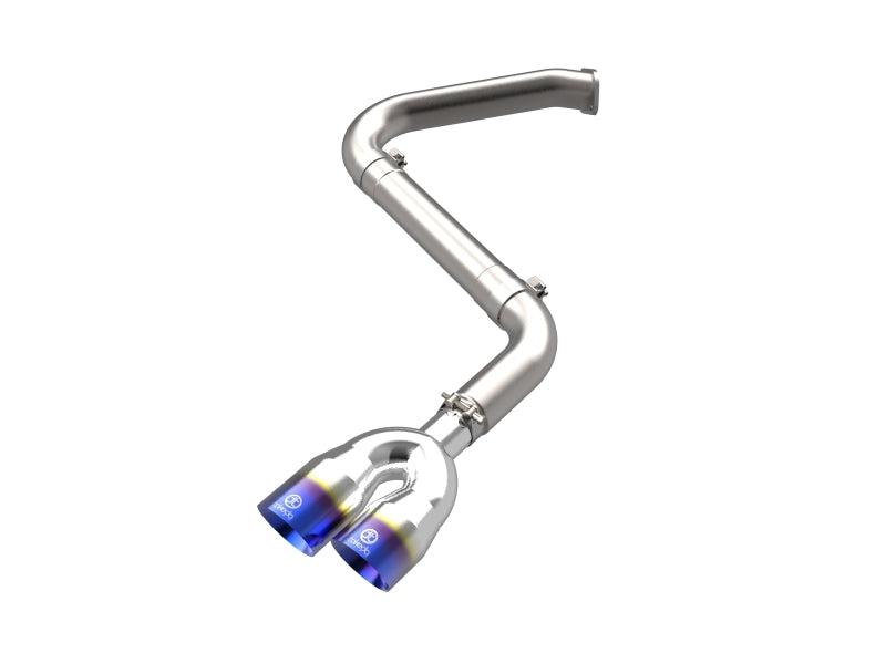 aFe Takeda Axle-Back Exhaust System Hyundai Elantra N Line 21-25 L4-1.6L- Blue Flame Tip