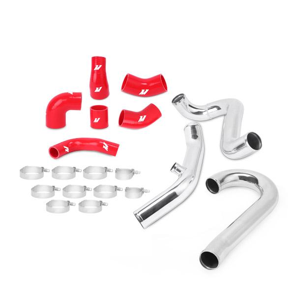 Mishimoto 2014-2016 Ford Fiesta ST 1.6L Front Mount Intercooler (Silver) Kit w/ Pipes (Silver)