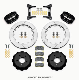 Wilwood Dynapro Radial Front Drag Kit 12.88 Vented 15-23 Mustang