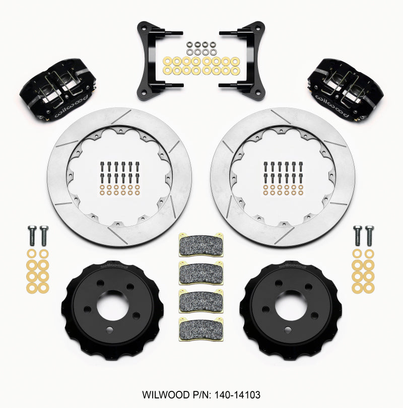 Wilwood Dynapro Radial Front Drag Kit 12.88 Vented 15-23 Mustang