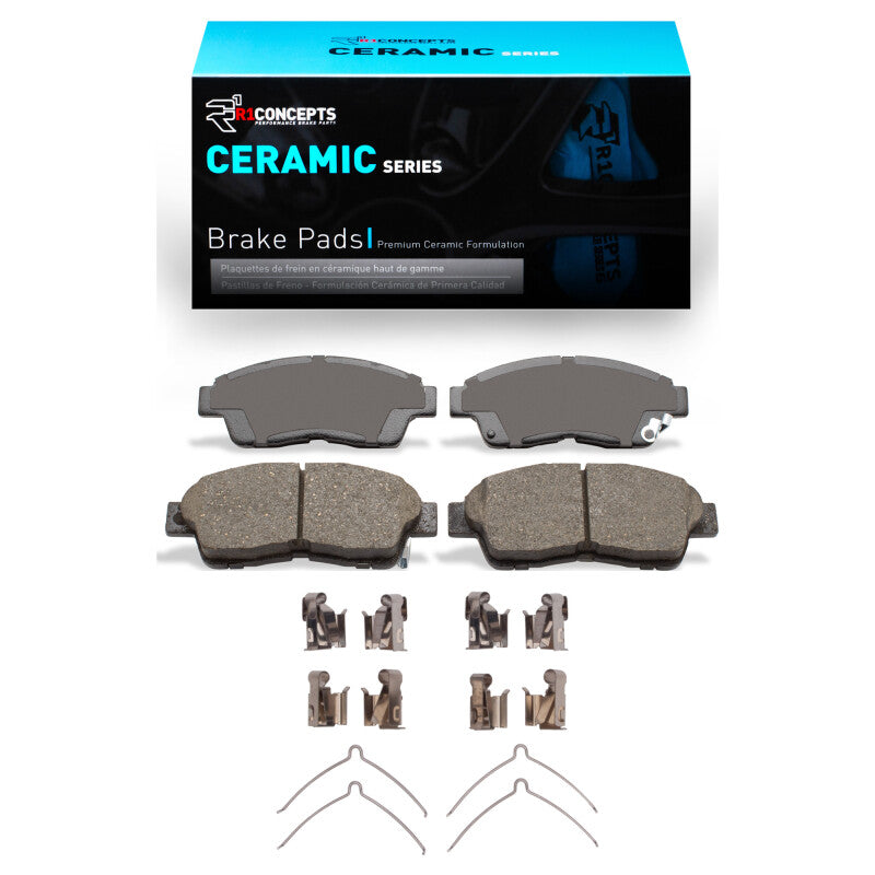 R1 92-03 Geo Prizm Front Ceramic Brake Pads & Hardware Kit