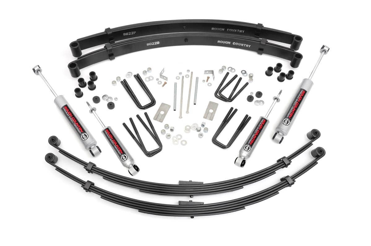 Rough Country 3 Inch Lift Kit RR Springs | Toyota Truck 4WD (1979-1983)