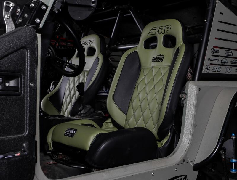 PRP EnduroTrail Reclining Suspension Seat - Gray Tweed - Driver